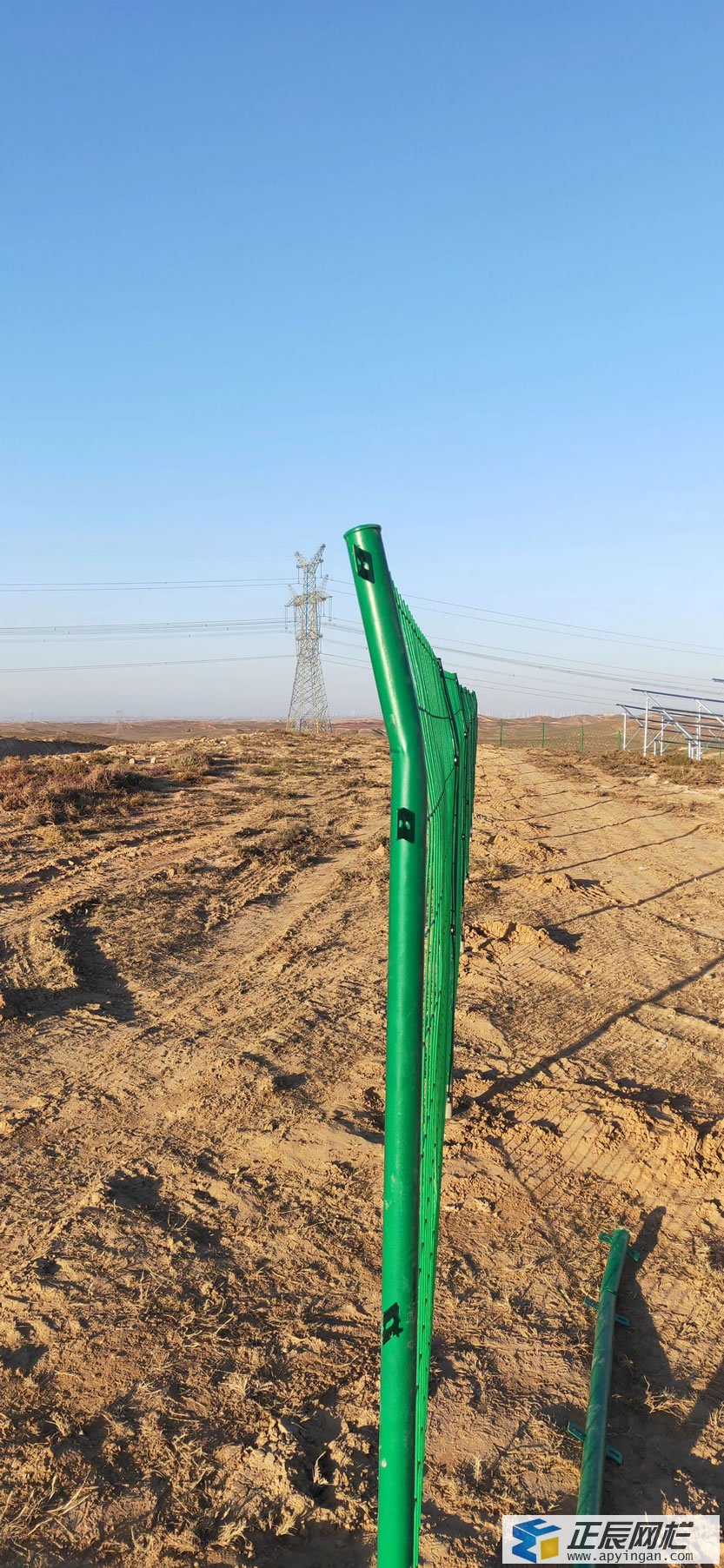 光伏電站圍欄效果圖